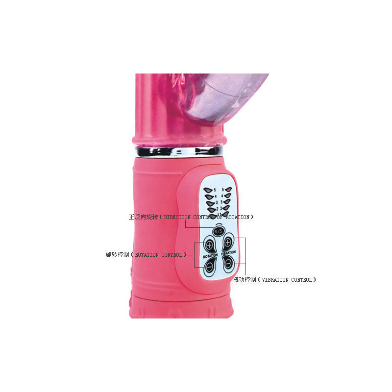 Vibrador rabbit Baile Passion Rock cor rosa 27cmVibradores de Coelho
