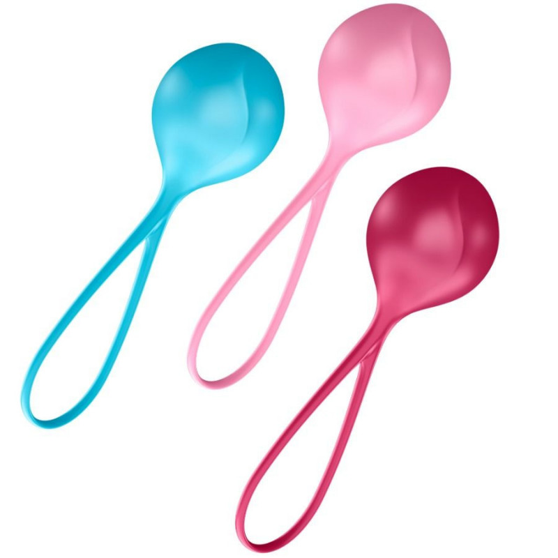 Bolas de geisha set de entrenamiento satisfyer 3Bolas anales y vaginales