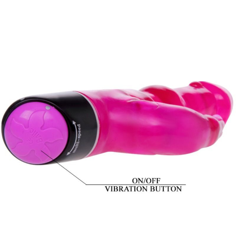 Vibrador rabbit Baile Wave of Pleasure color rosa 23 cmVibradores Conejo