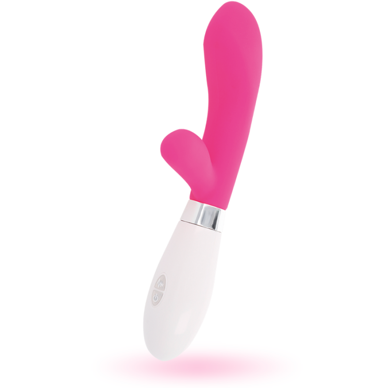 Rabbit vibrator Glossy Jackson Pink in pink colorRabbit Vibrators
