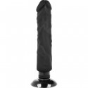 Dildo vibrante realistico basecock 21 20 cm in neroDildo realistico