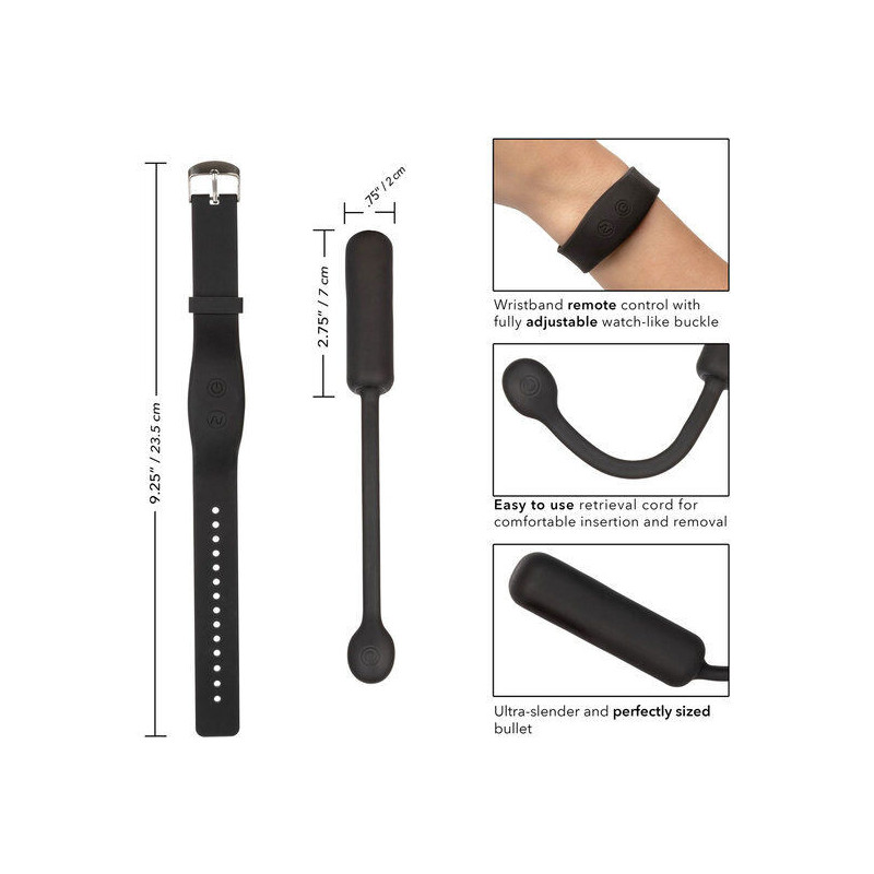 Remote controlled clitoris vibrator with calex bracelet
Clitoral Stimulators