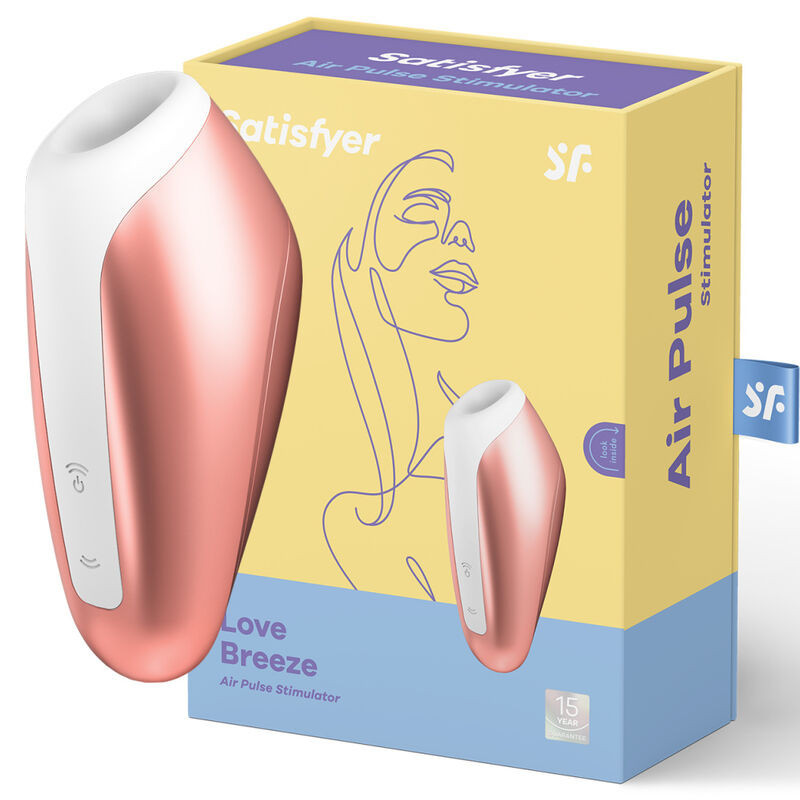 Berührungsloser Klitorisvibrator in GoldfarbeKlitoris-Vibratoren