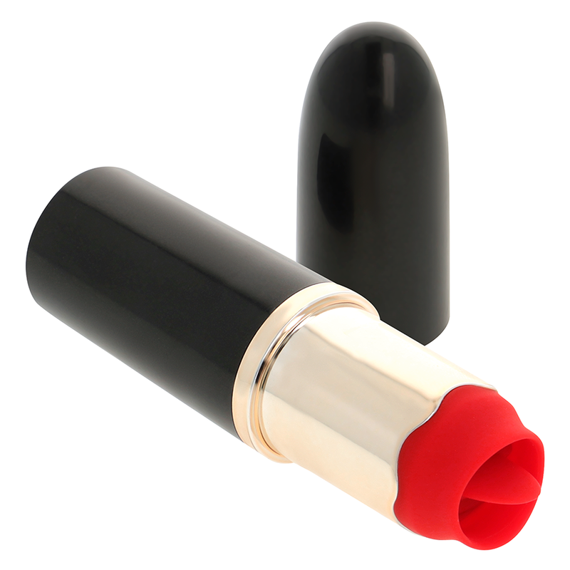 Ohmama klitoris vibrator mit rotem lippenstift und vibrierender zunge
Klitoris-Vibratoren