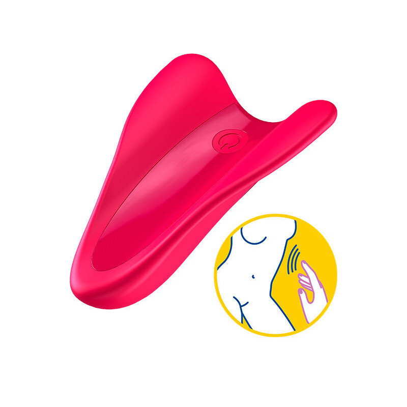Vibratore clitoride con dito fucsia
Uova Vibrante