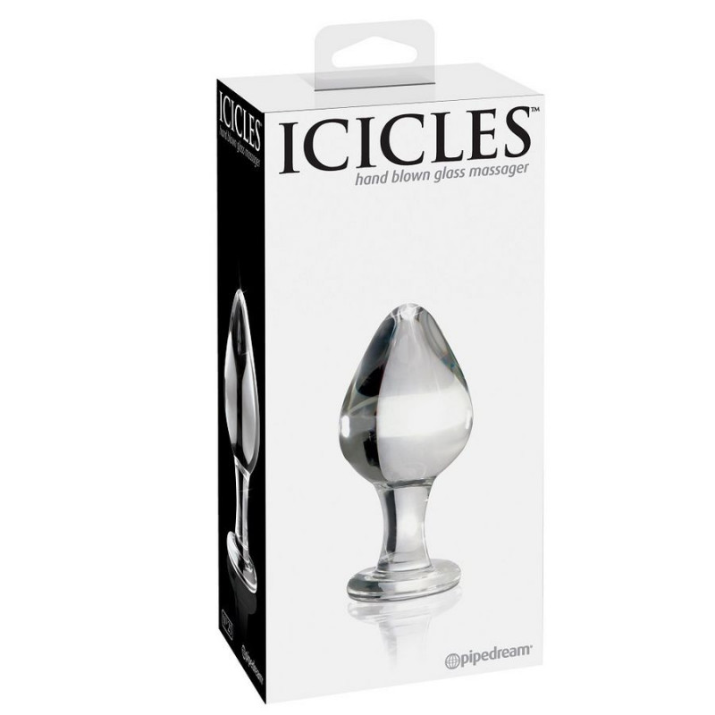 Plug anal icicles Nummer 25 aus Glas 
Analplugs