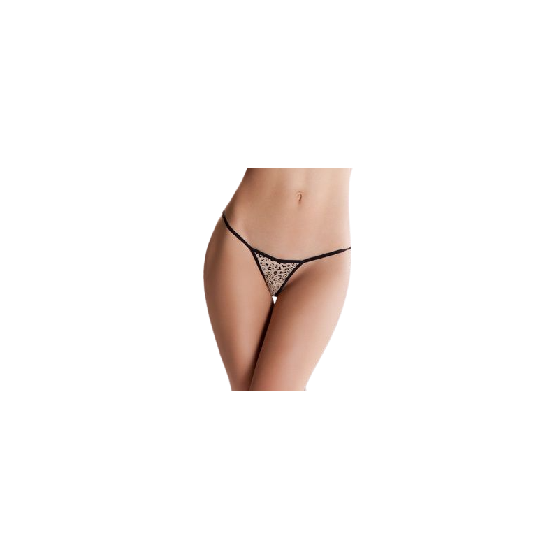 String sexy femme beige passion m009Culotte string et Shorty
