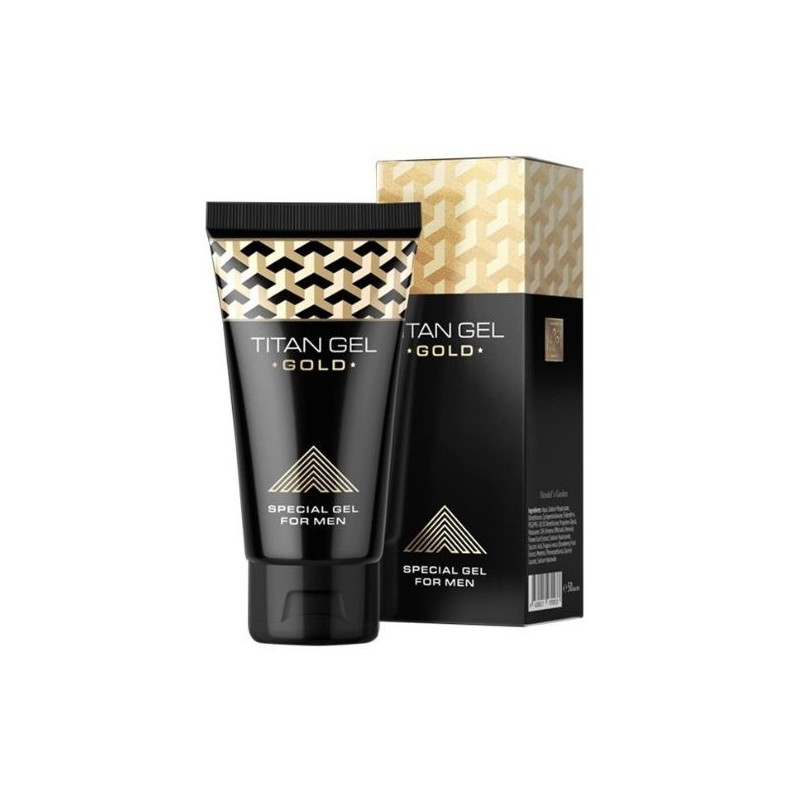 Performance boosting lubricant Titan Gel Gold for penis size increase of 50mlPenis pumps