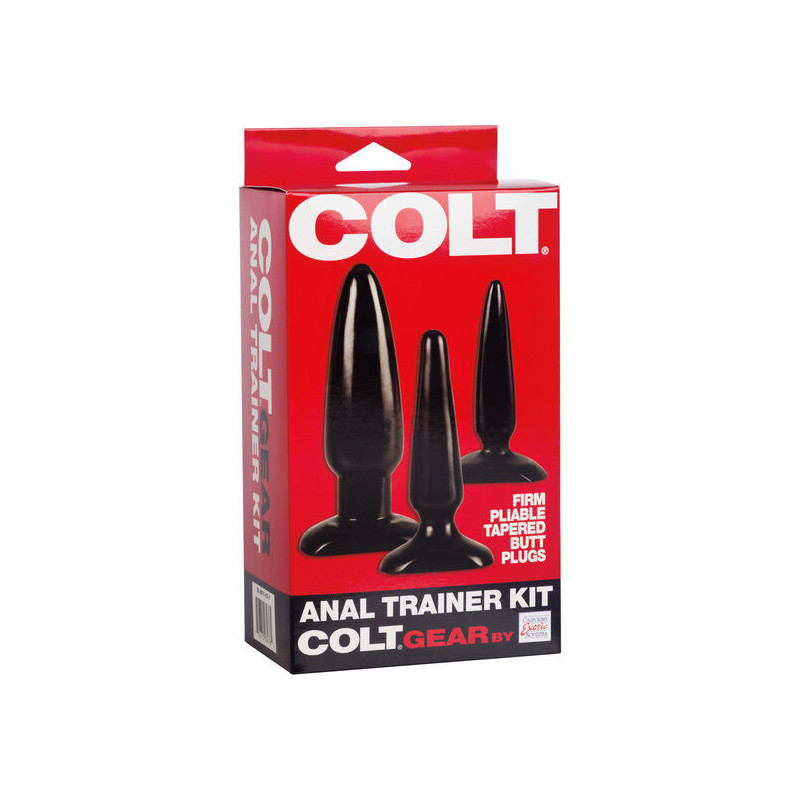 Plug anal colt set 3 entrenamiento analSextoys para Gays y Lesbianas
