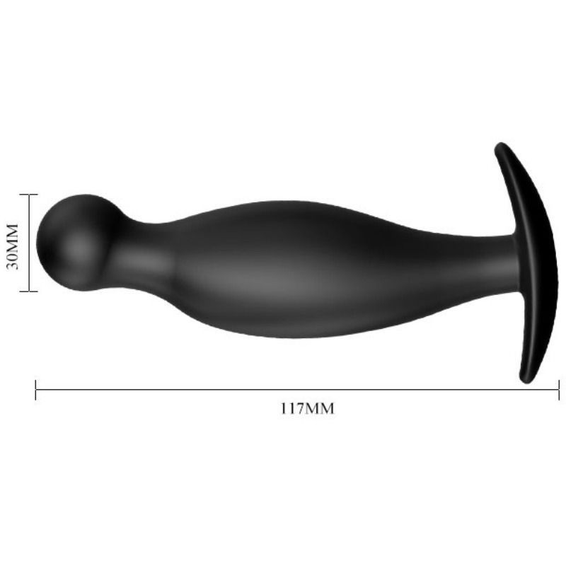 Plug anal de silicona extra estimulante de 11,7 cm
Consolador Anal