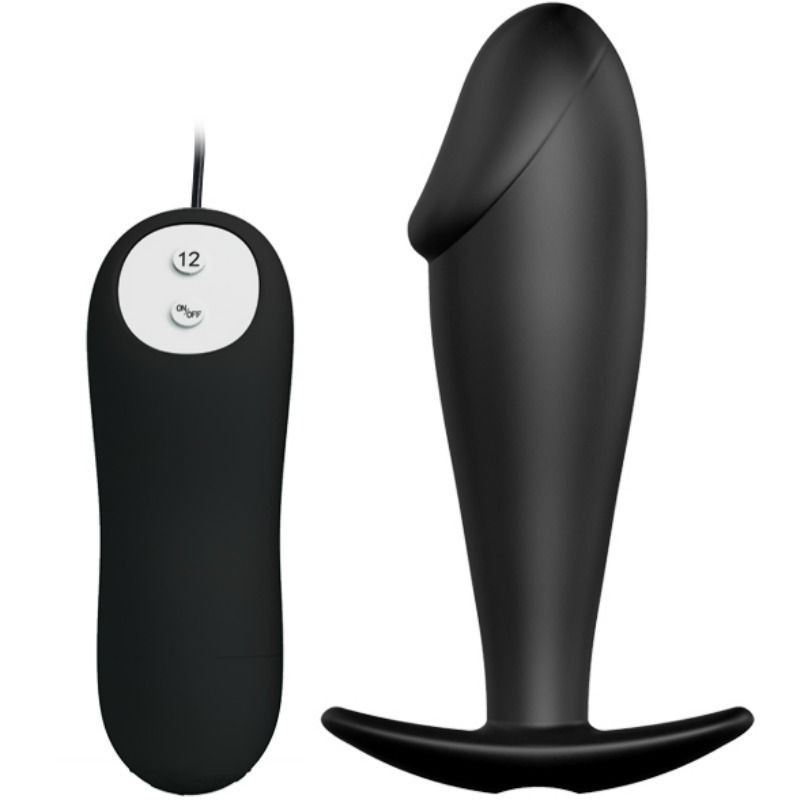 Plug anale in silicone a forma di pene con 12 modalità di vibrazione
Dildo e Plug Anale