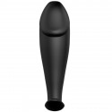 Plug anal de silicona con forma de pene y 12 modos de vibración
Consolador Anal