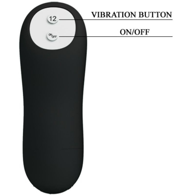 Analplug aus Silikon in Penisform 12 Vibrationsmodi
Analplugs