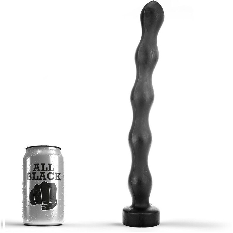 Plug anal preto 32cmBrinquedos Sexuais para Gays e Lésbicas