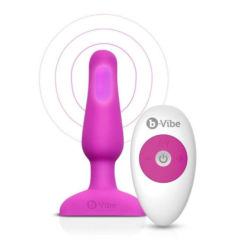 Sextoy conectado b-vibe plug para principiantes fúcsia
Brinquedo sexual conectado