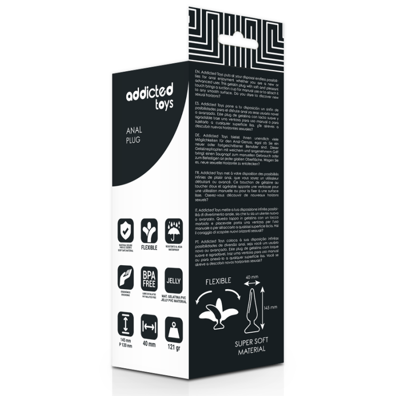 Analplug addictive 14.5cm Sexspielzeug für Schwule und Lesben