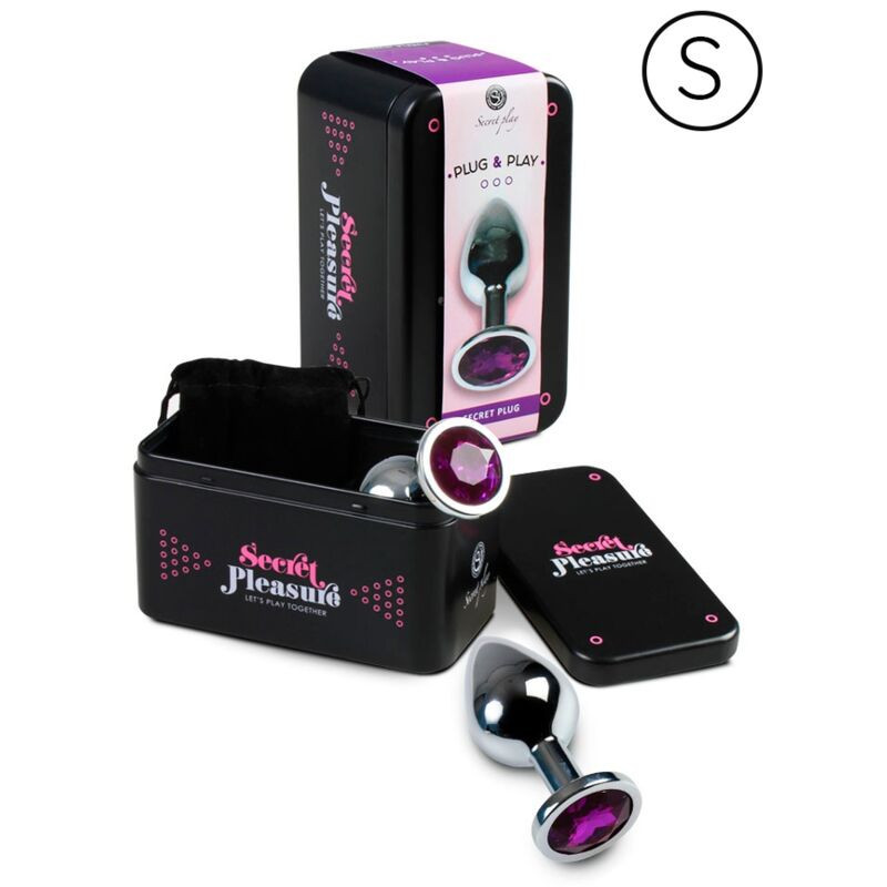 Plug anal lila SecretPlay tamaño SConsolador Anal