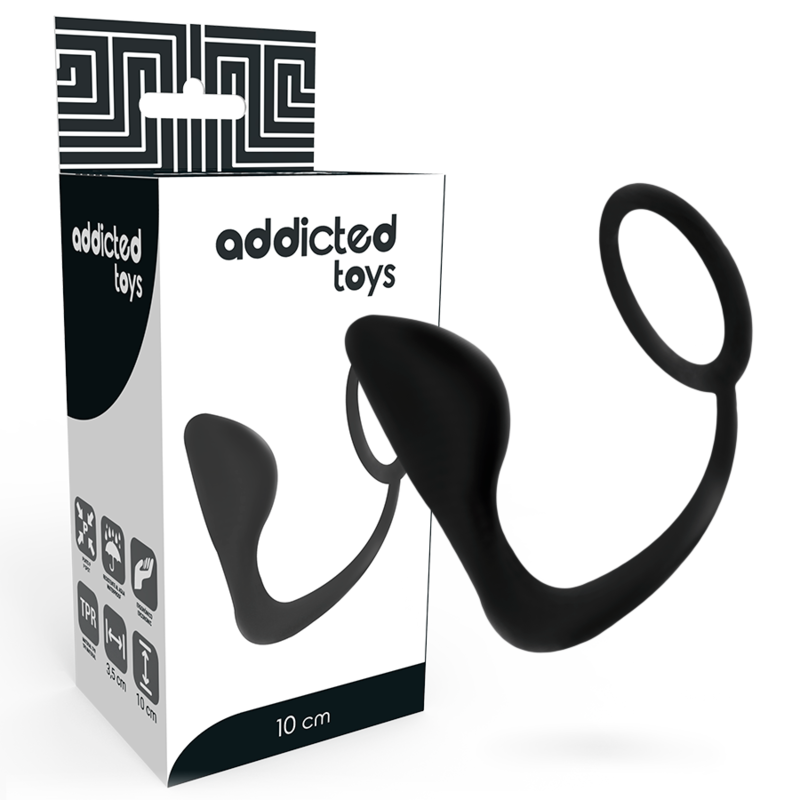 Plug anal adictivo con cockring negro
Sextoys para Gays y Lesbianas