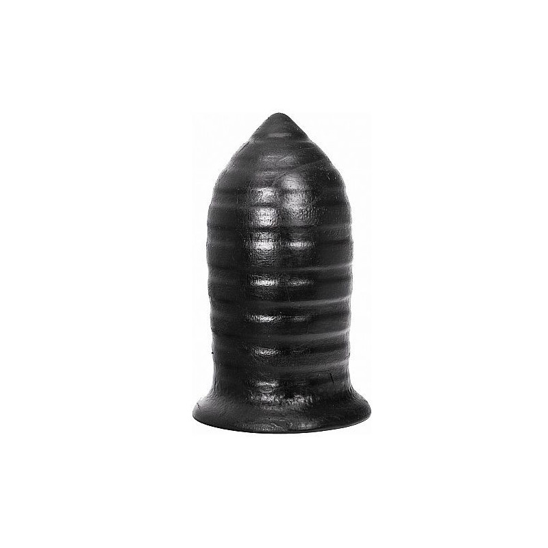 Plug anal preto com 16 cm de comprimentoDildo e Plug Anal