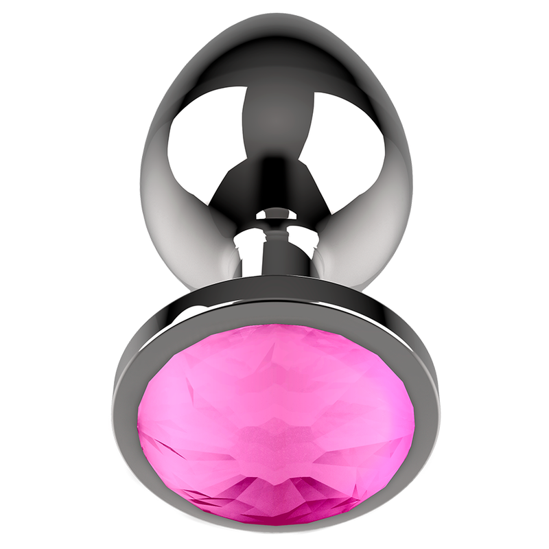 Plug anal de metal cor-de-rosa 4 x 9cm
Dildo e Plug Anal