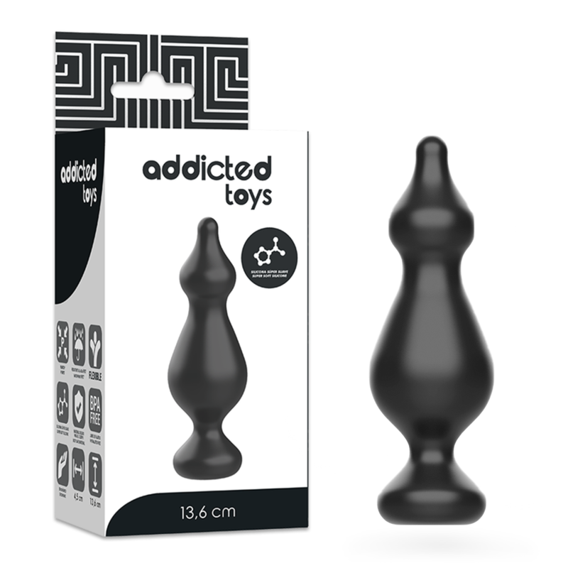 Anal plug addictive 13.6cm black
Gay and Lesbian Sex Toys