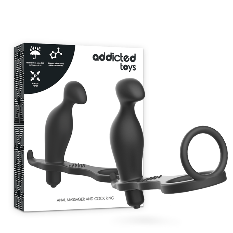 Plug anal cockring negro addicted toys premium
Sextoys para Gays y Lesbianas