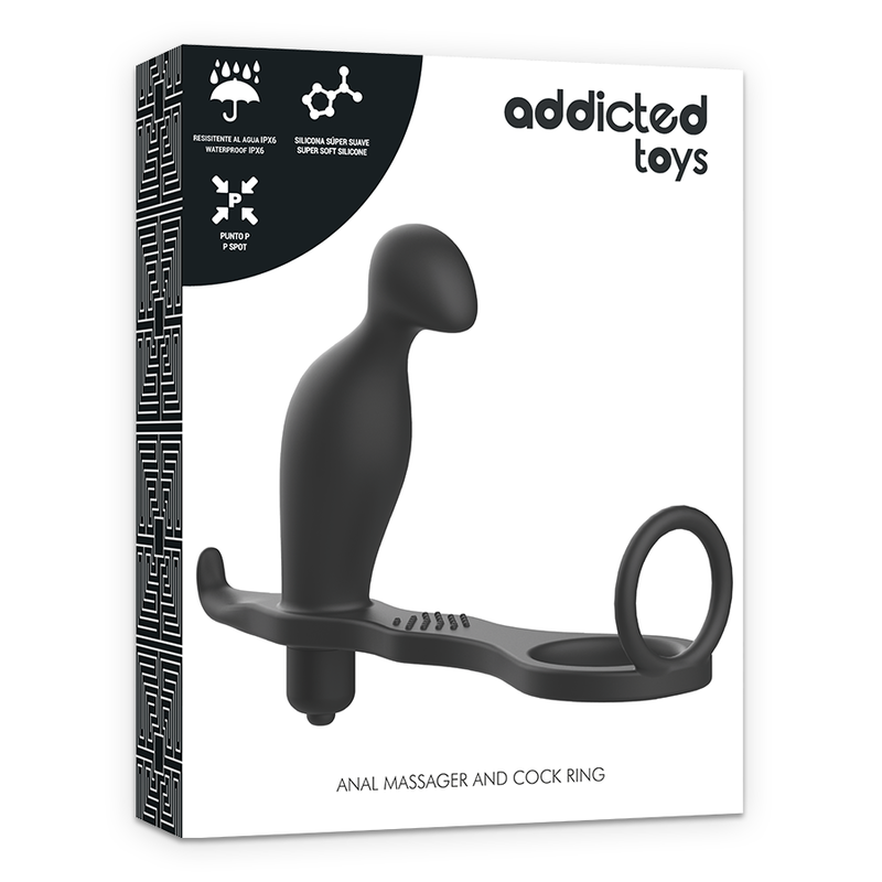 Plug anal cockring noir addicted toys premiumSextoys Gays et Lesbiennes