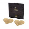 Black heart-shaped nipple coversLingerie accessories and covers nipples