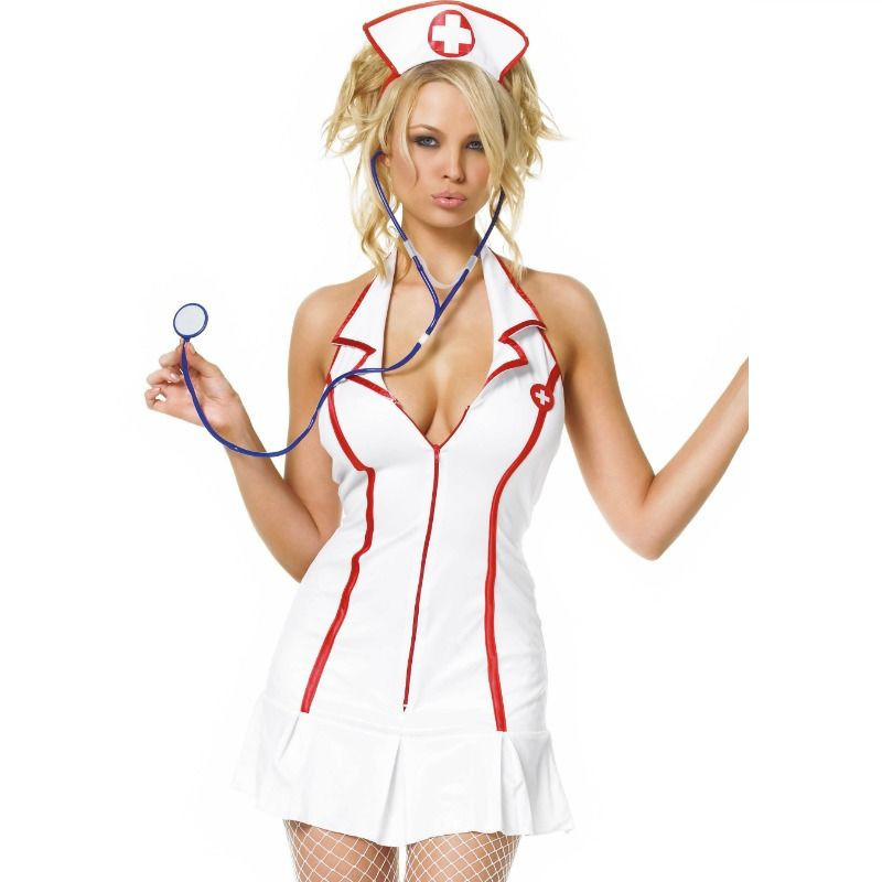 Conjunto de mulher sexy com 3 peças para enfermeira tamanho s / m
Conjuntos sensuais