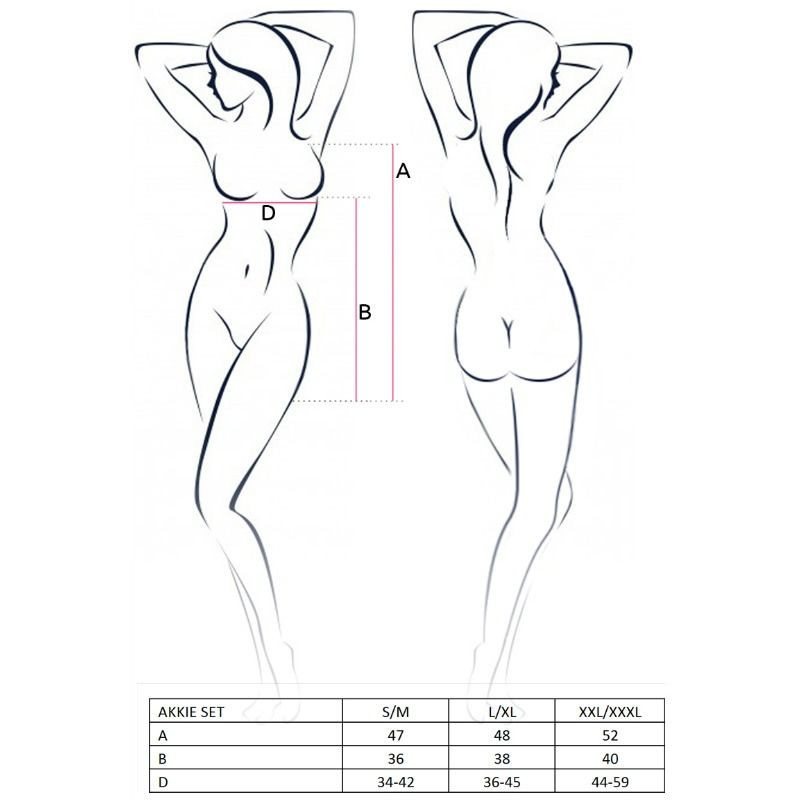 Sexy set mujer l / xl enfermera akkie mujerConjuntos Sensuales