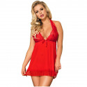 Set of sexy red nightie woman l / xl with flowery patterns in the breasts
Women's Sets