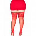 Sexy leg avenue medias de encaje rojo pegatina
Panties con abertura