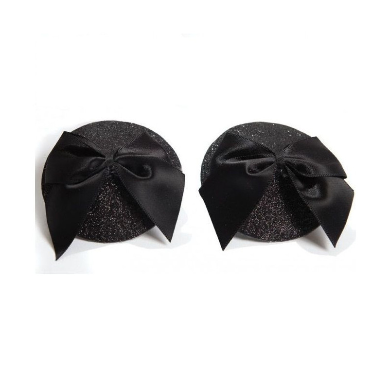 Black nipple covers offered by bijoux burlesques 
Lingerie accessories and covers nipples