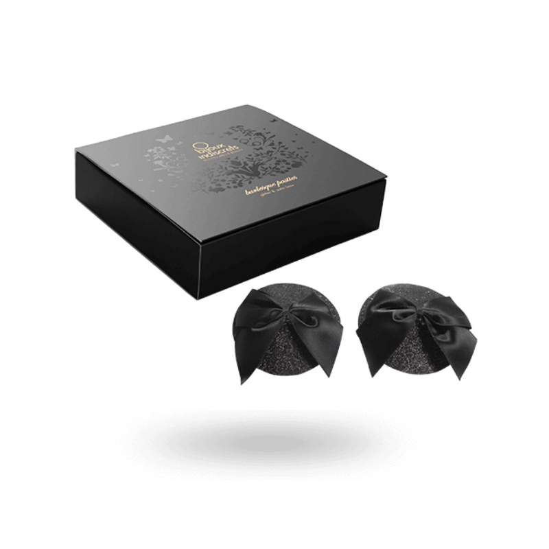Cubre pezones negros propuestos por bijoux burlesques 
Accesorios y Cubiertas para Pezones