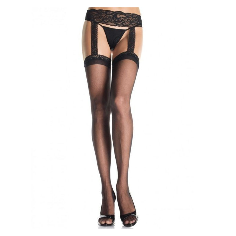 Sexy leg avenue medias con jarretelless
Panties con abertura