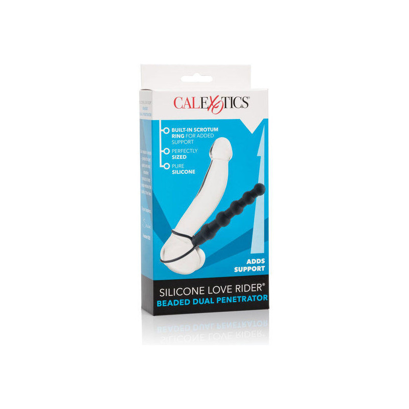 Analplug calex double penetrator pearl schwarzAnalplugs