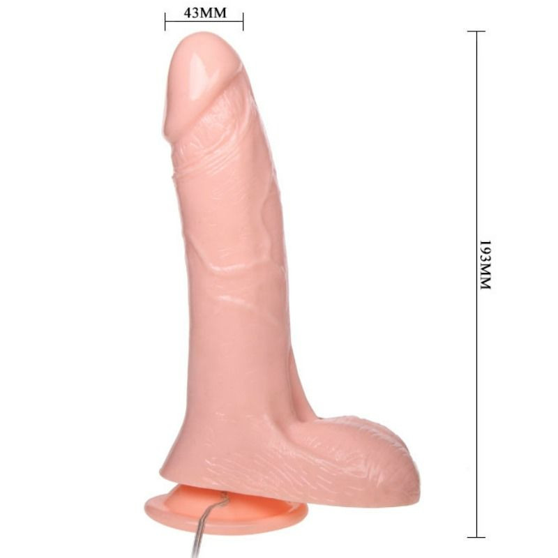 Inflatable realistic dildo with suction cup 19.3 cm
Realistic Dildo