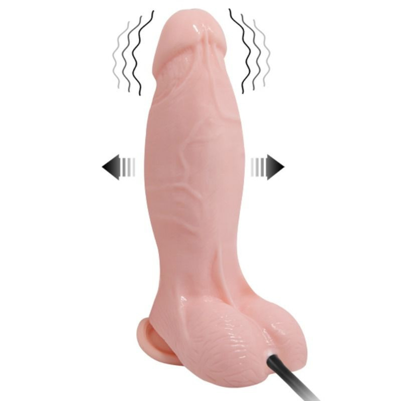 Realistic inflatable vibrating dildo 18.8 cmRealistic Dildo
