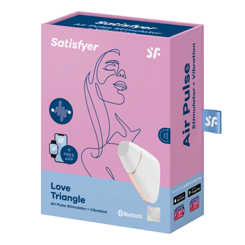 Clitoris vibrator love triangle white / gold
Clitoral Stimulators