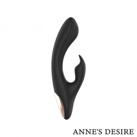 Rabbit vibrator with bracelet Anne's Desire Watchme in black colorRabbit Vibrators