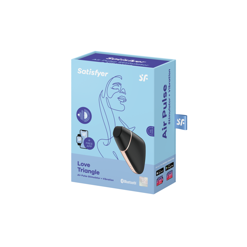 Vibratore clitoride triangolo d'amore neroUova Vibrante
