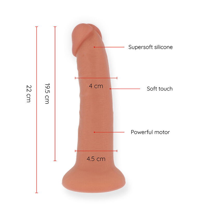 Gode Vibrant Bogotá Intense 22cm avec Application Gratuite 9 ModesGode Réaliste et Godemichet