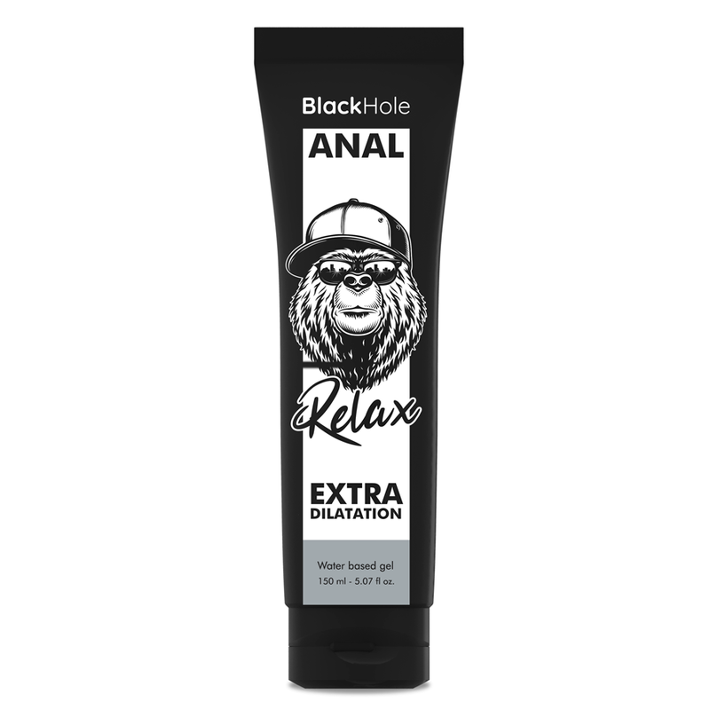 Gel Dilatador Anal Base Agua Black Hole 150ml - Confort IntensoLubricante Relajante Anal