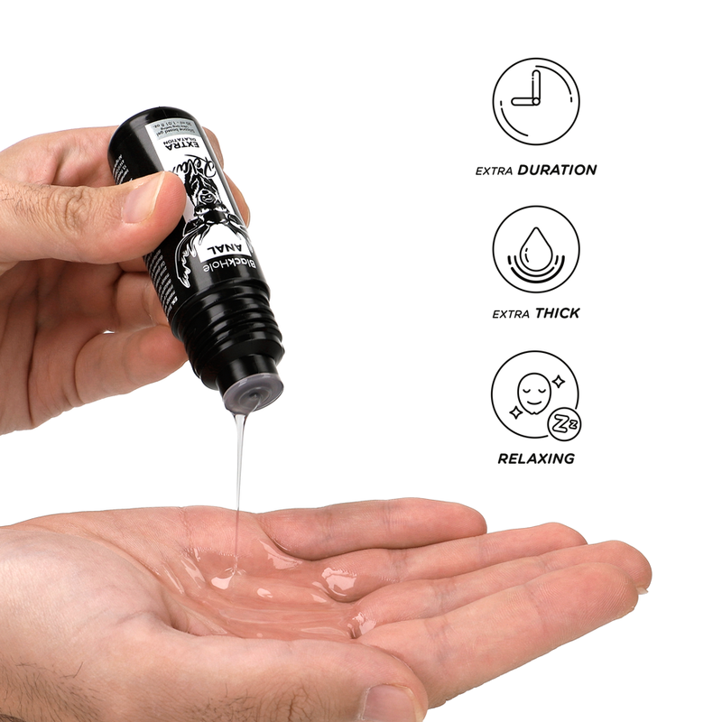 Black Hole Extreme Relaxation Anal Gel - Silicone Based, 100mlAnal Relaxing Lubricant