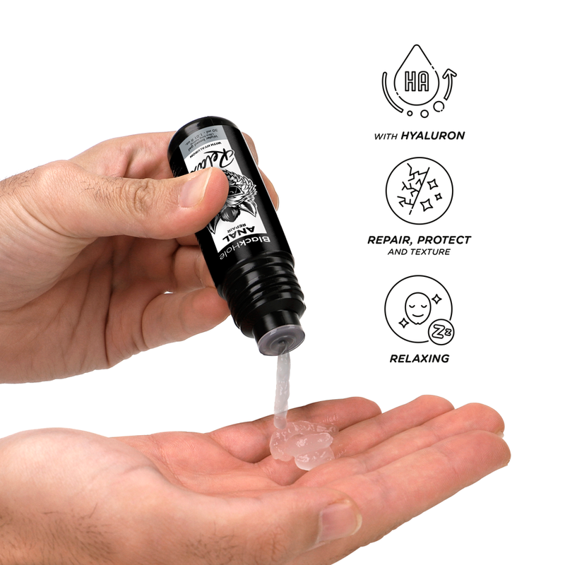 Lubrifiant Anal Relaxant Black Hole à l'Acide Hyaluronique 100 mlLubrifiant Relaxant Anal