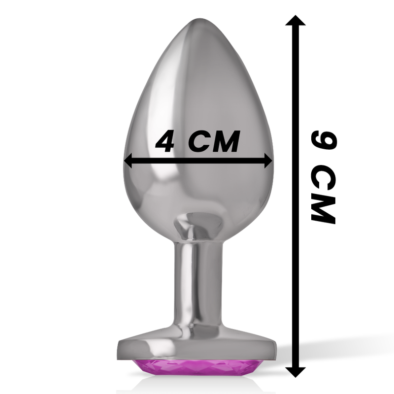 Plug Anal de Metal Blanco Intenso - Tamaño Pequeño para Placer TotalConsolador Anal