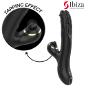 Ibiza Doppelvibrator Zwei Drachen schwarz - sinnliche Lust für PaareRabbitvibratoren