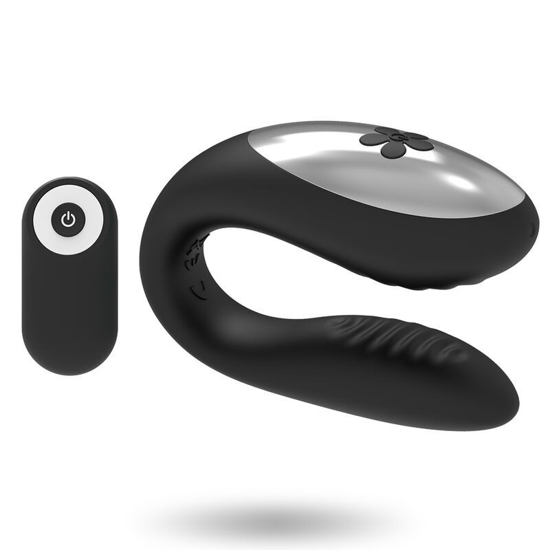 Controllo Remoto Elegante per Partner - BRILLY GLAM Black EditionSex toys connessi e vibratori per coppie