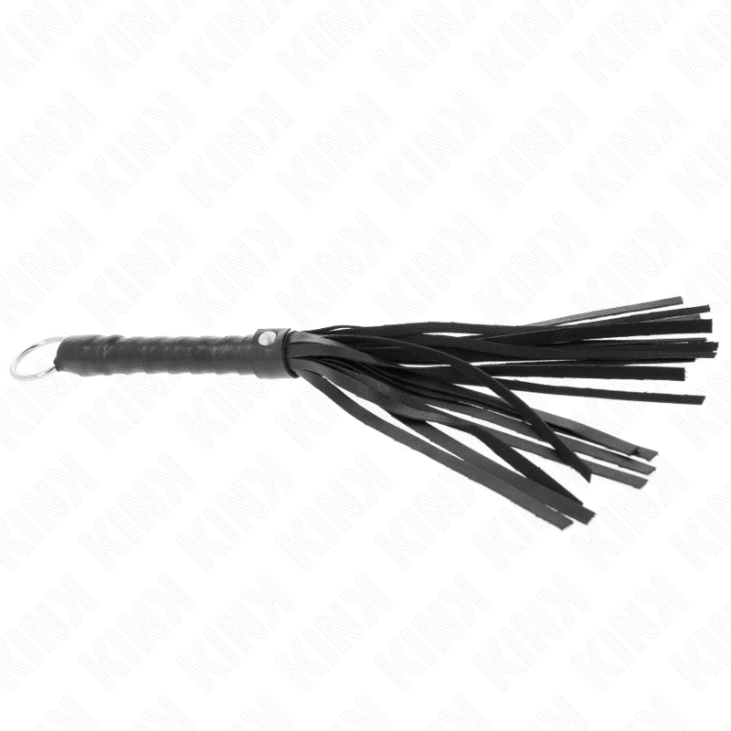 Kink Simple Mini Red Whip 28 cm - Compact and Stylish Bondage AccessoryErotic feather dusters