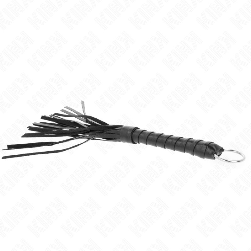 Kink Simple Mini Red Whip 28 cm - Compact and Stylish Bondage AccessoryErotic feather dusters